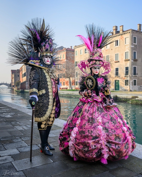 Carnival Costumers in Venice