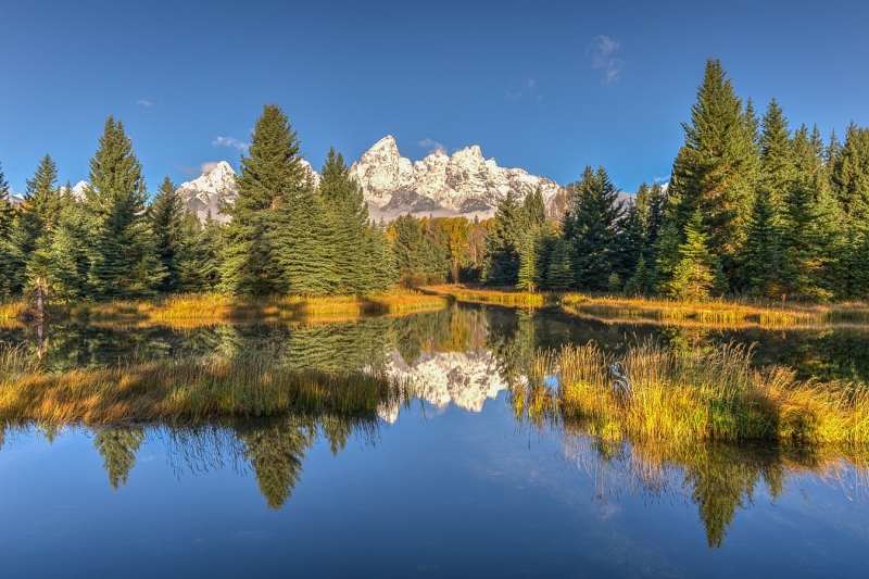 Grand Tetons from Schwambacher Landing