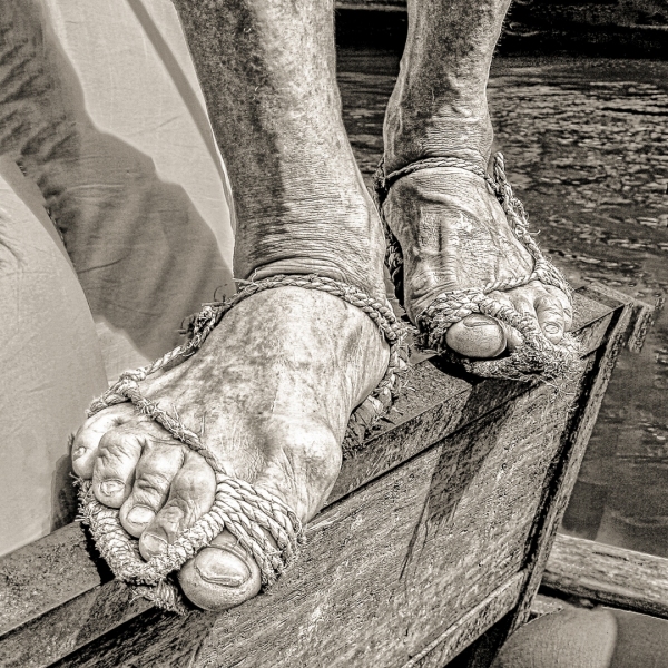 Feet of the Boatman